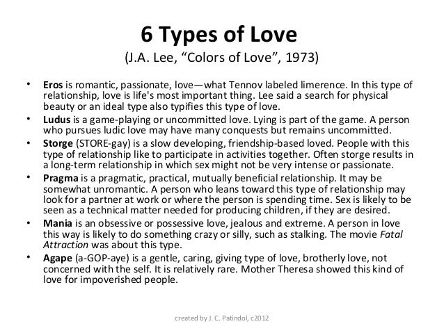 Limerence vs love